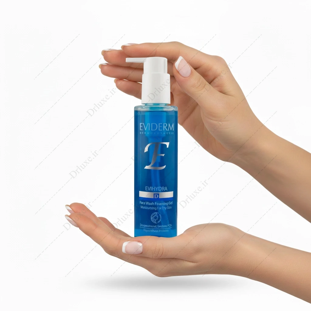 فوم ژل شستشو و آبرسان صورت اویدرم پوست خشک